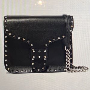 Rebecca Minkoff women studded leather shoulder bag